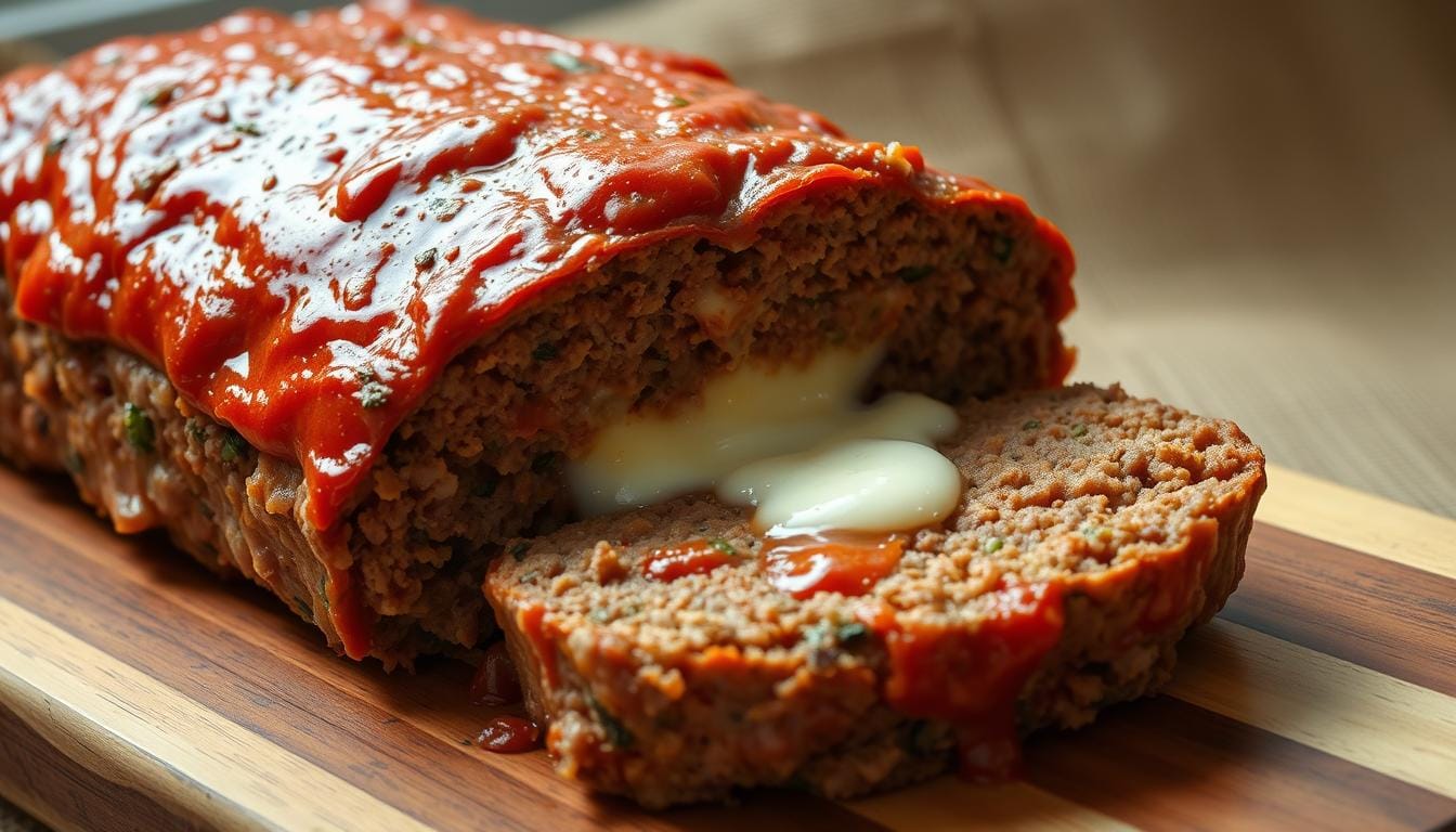 italian meatloaf recipe stuffed mozz