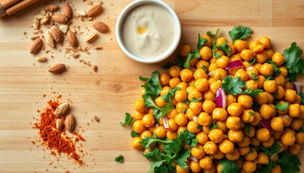 moroccan spiced chickpea salad recipe