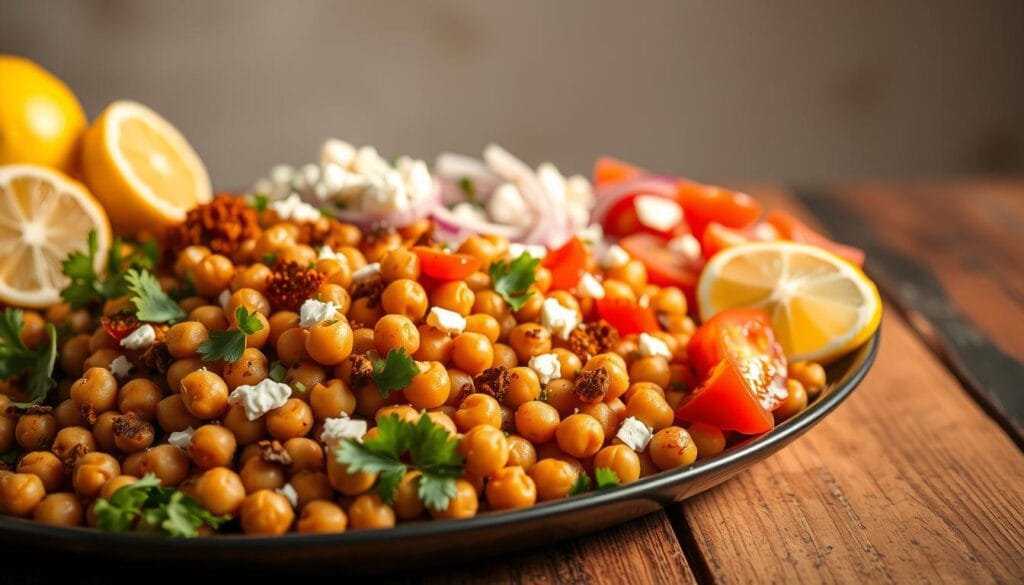 moroccan spiced chickpea salad recipe