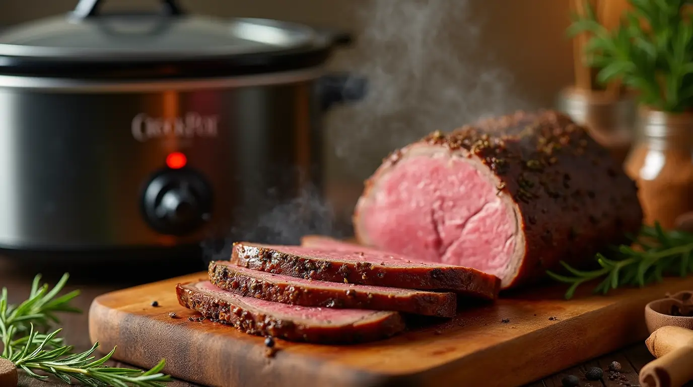 tri tip in slow cooker crock pot